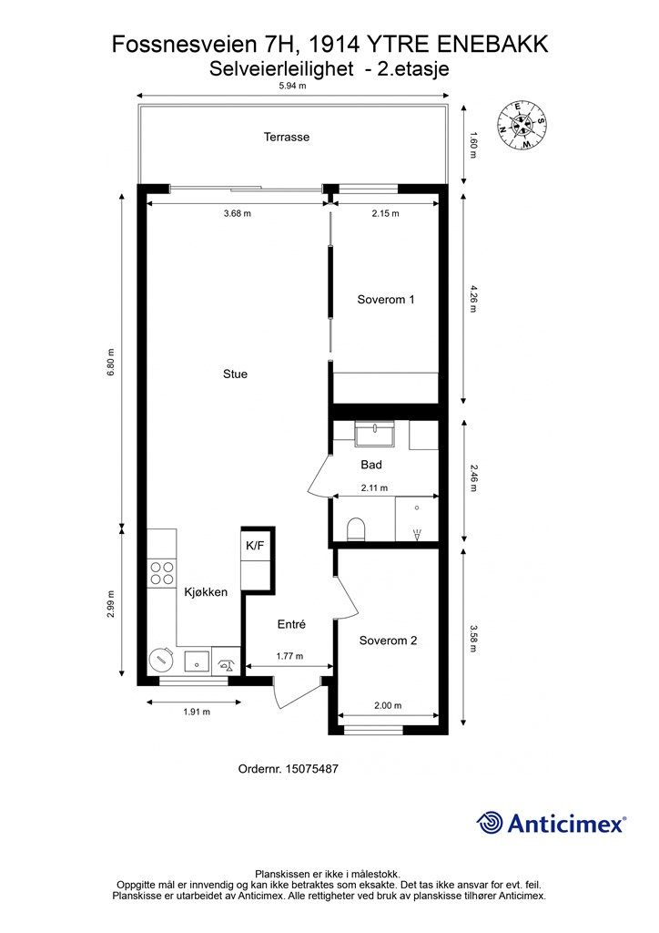 Plantegning - 2.etasje