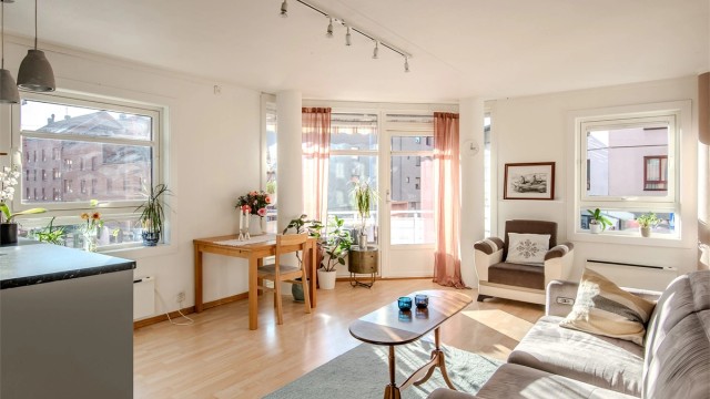 Velkommen til Bergensgata 3! - Presentert av Krogsveen avd. Grünerløkka og Sagene v/ Andreas Holt Lindstad. Foto: Lars Gartå.