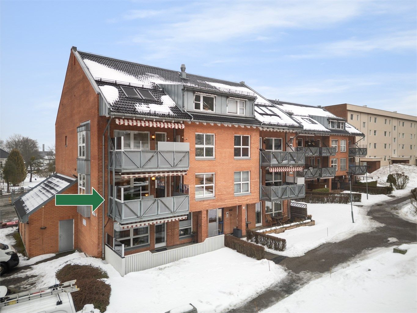 Eiendommen ligger i et attraktivt og sentralt, men likevel tilbaketrukket, boligområde. 
Foto: Ole Thorgeir Solheim Thoresen