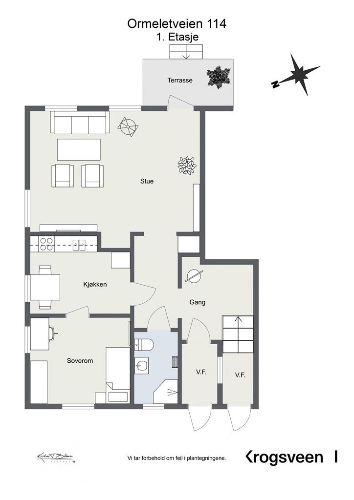 Planskisse 1. etasje