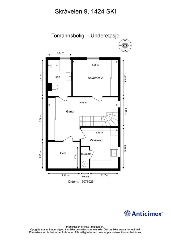 Plantegning u. etasje