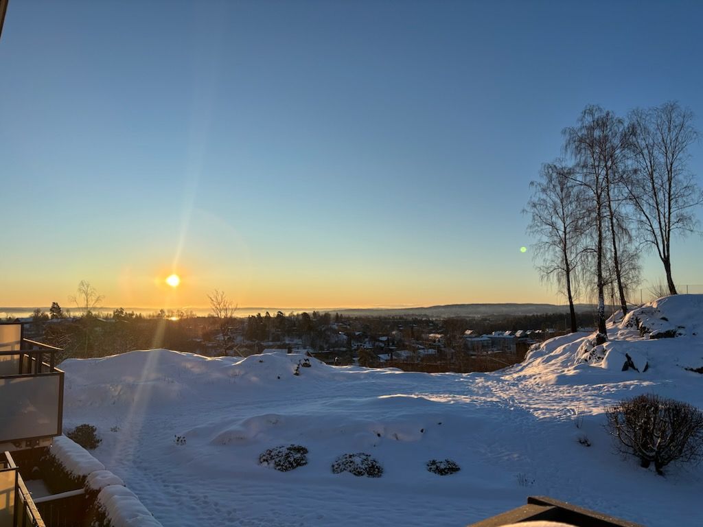 Utsiktsbilde tatt av selger