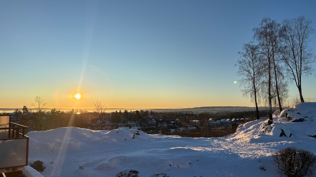 Utsiktsbilde tatt av selger
