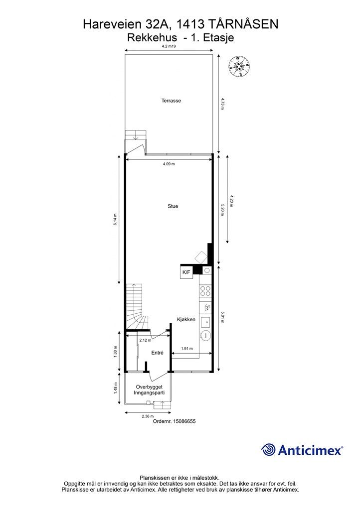 Plantegning - 1. etasje