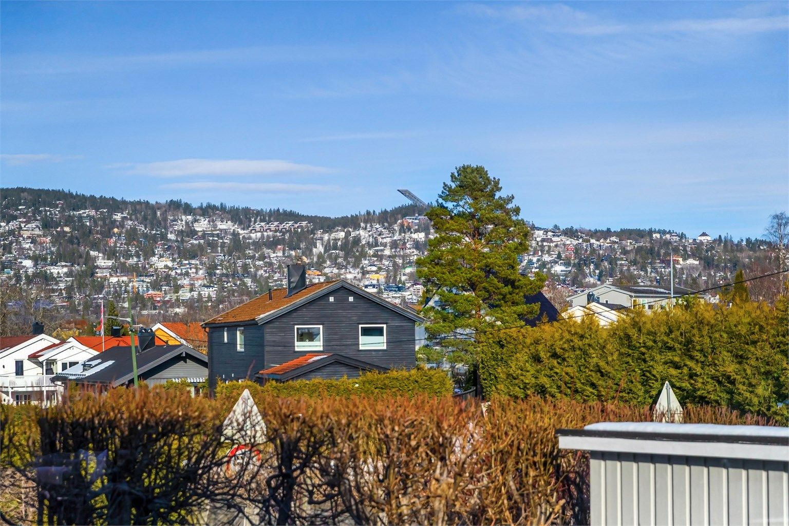 Utsiktsbilde mot Holmenkollen