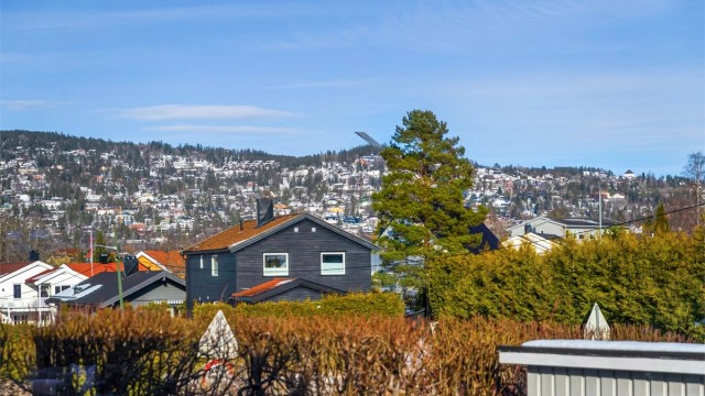 Utsiktsbilde mot Holmenkollen