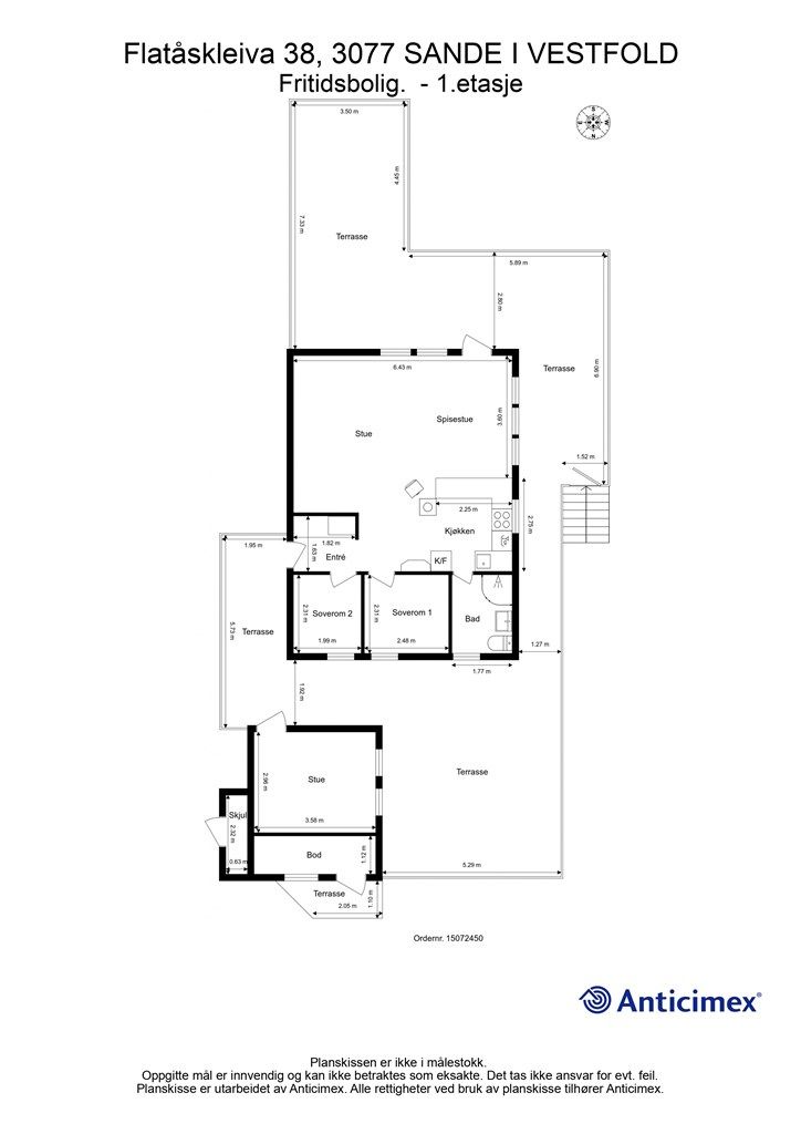 Plantegning - 1. etasje