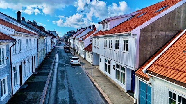 Skippergata sett mot Markens gate en kort spasertur unna