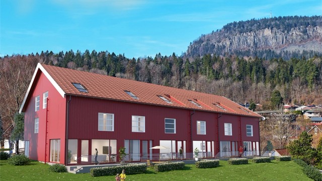 Illustrasjon av byggeprosjektet ved siden av boligen (3d bilder er ment som en illustrasjon. Avvik vil forekomme)