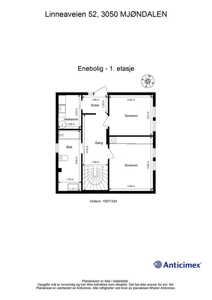 Plantegning 1. etasje