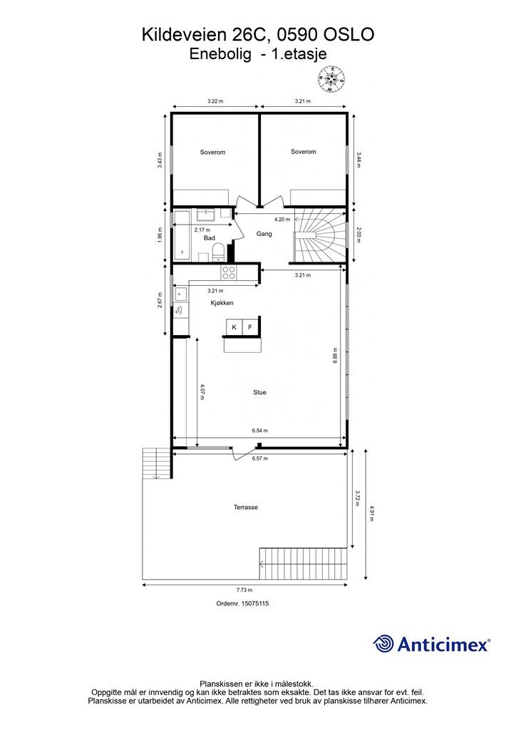 Plantegning - 2 etasje 