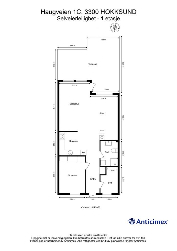 Plantegning 1. etasje
