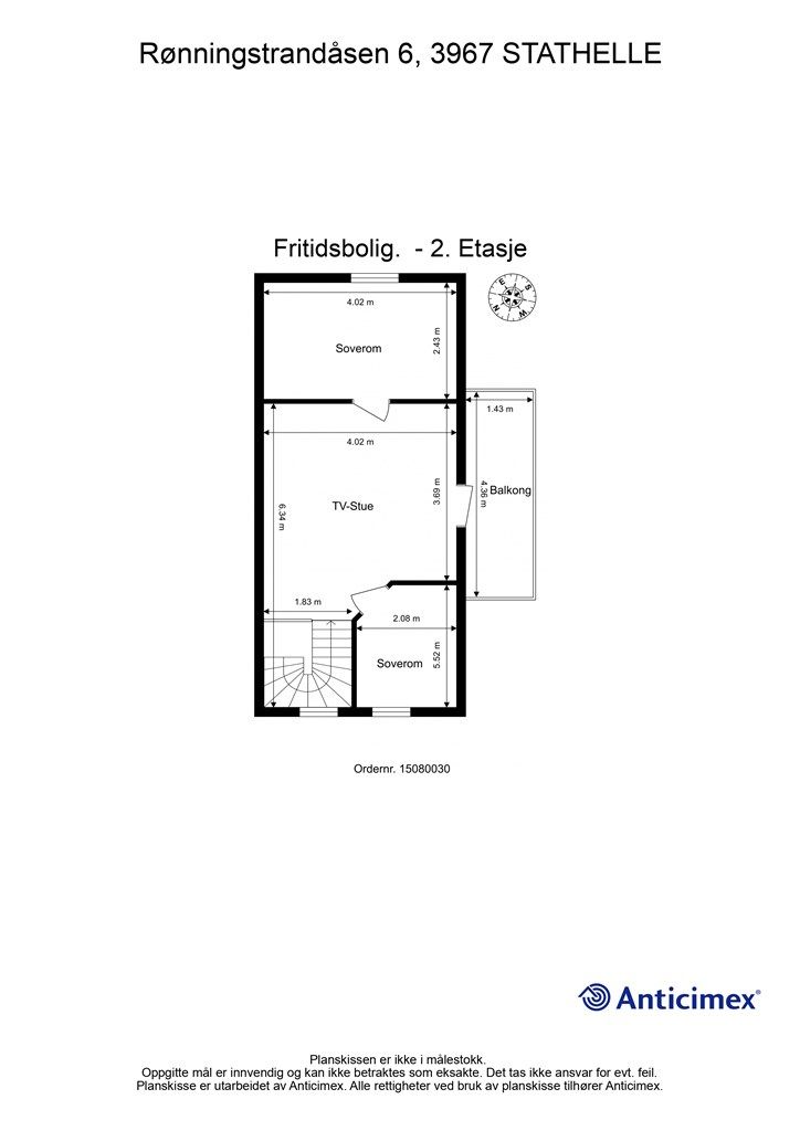 Plantegning - 2. etasje