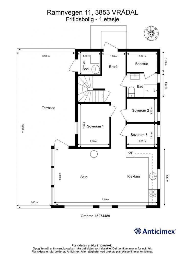 Plantegning 1.etasje
