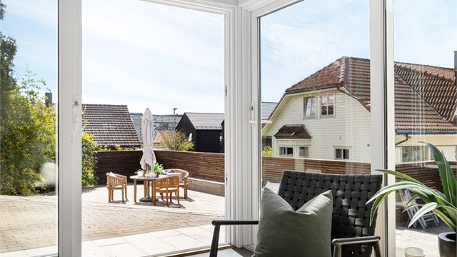 Unik design og en bolig med det lille ekstra.