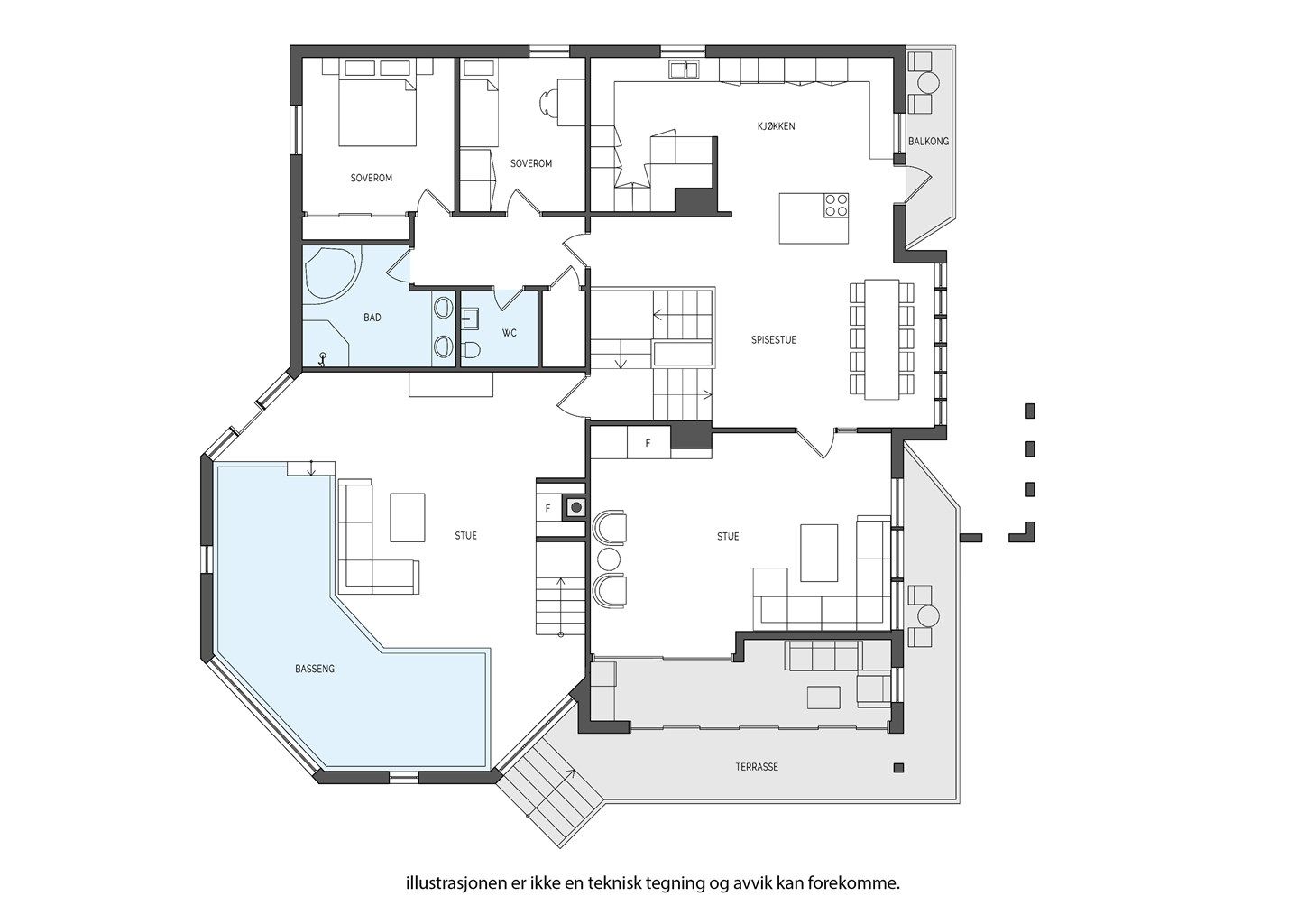 Plantegning 1. etasje