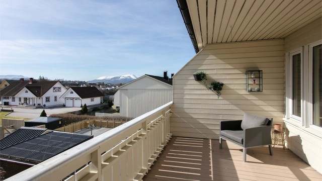 Herfra har man en fin utsikt over nærområdet.