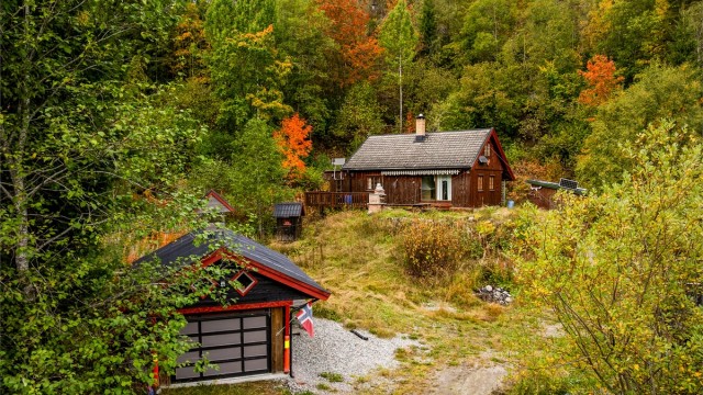 Usjenert i naturskjønne omgivelser.