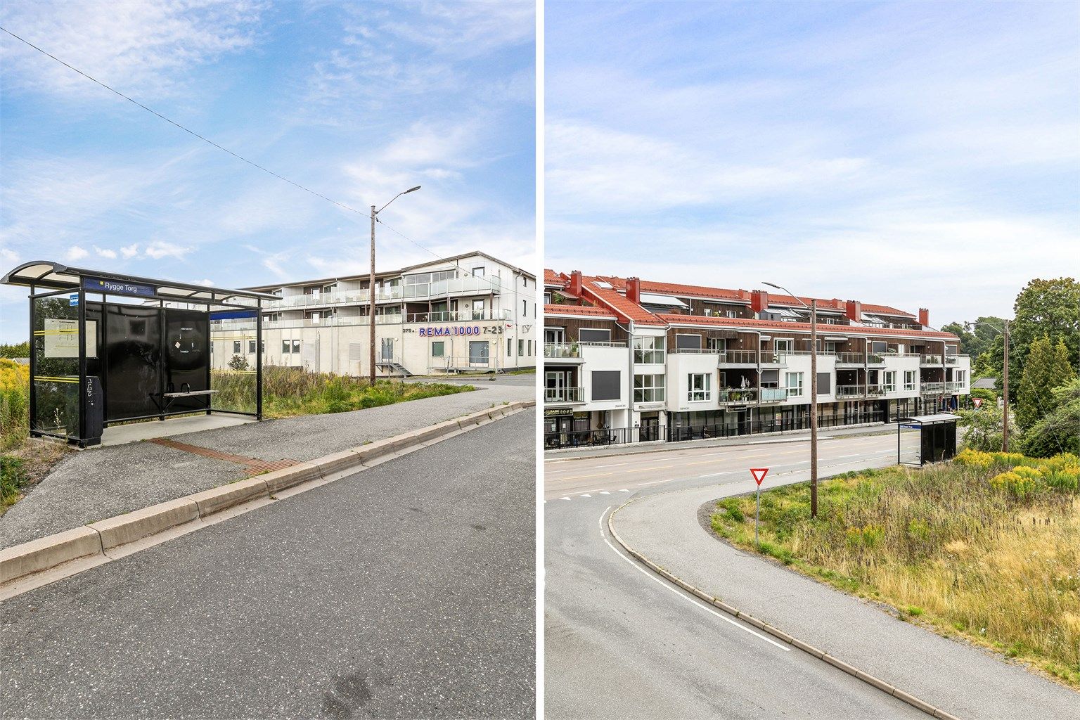 Like utenfor passerer busslinjer til blant annet Moss, Fredrikstad og Sarpsborg.
