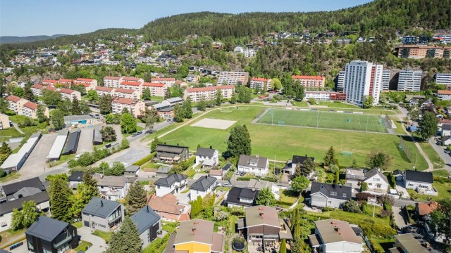 Myrerjordet er et eldorado for barna, med fotballbaner, sandballbane, tufte-park og løpebane