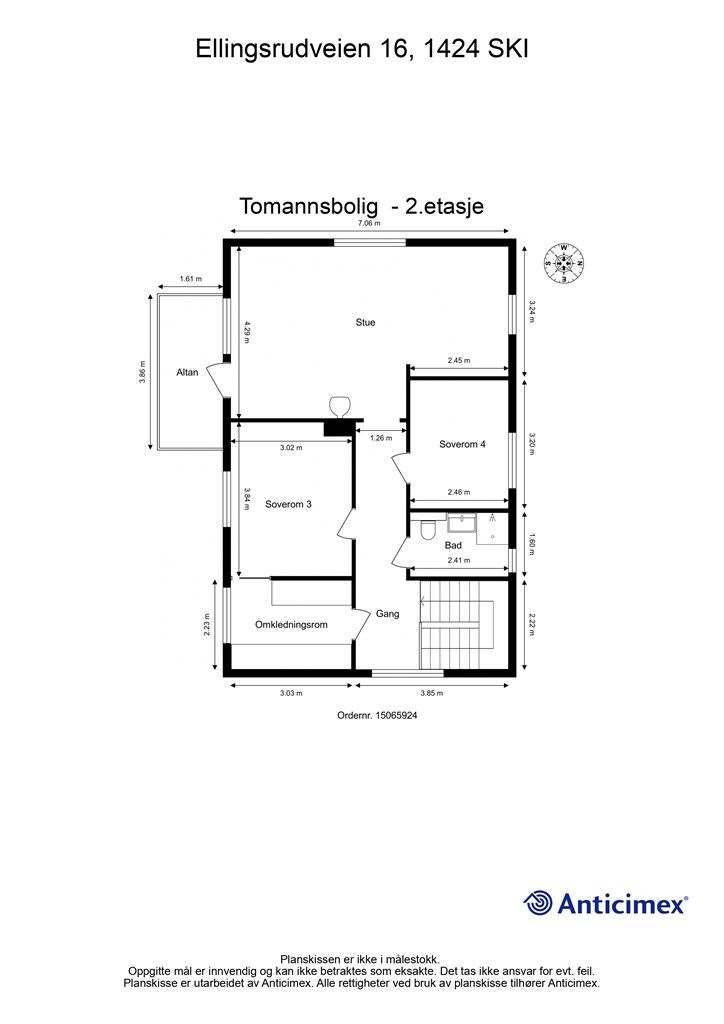 Plantegning 2. etasje 