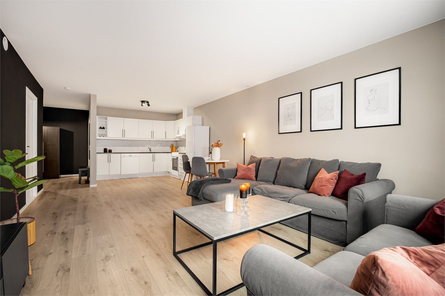 Pen og velholdt 2-roms endeleilighet i 1. etasje
Foto: Stine Prøitz Jørgensen