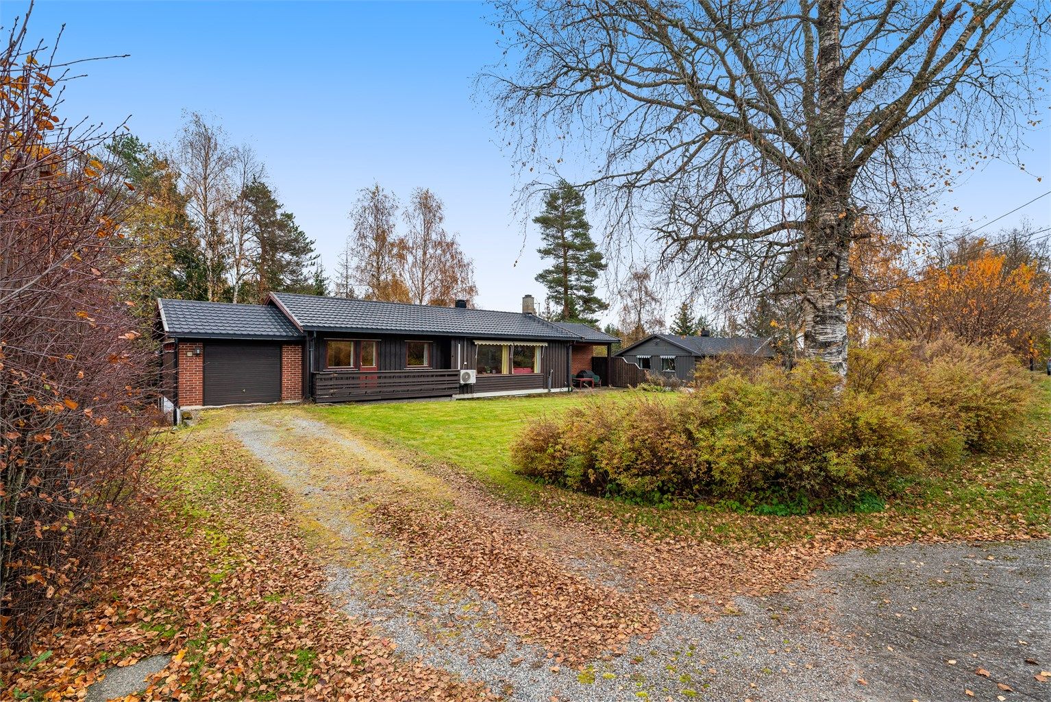 En enebolig med alt på et plan med stort potensial