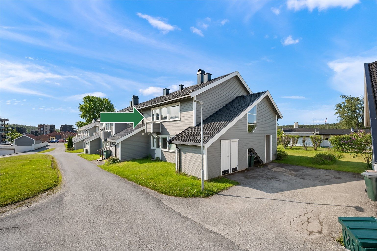 Leiligheten ligger sentralt til i et attraktivt boligfelt