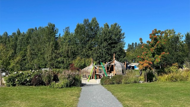 Her finner dere utendørs treningspark, lekeplass og flotte tur- og joggestier
