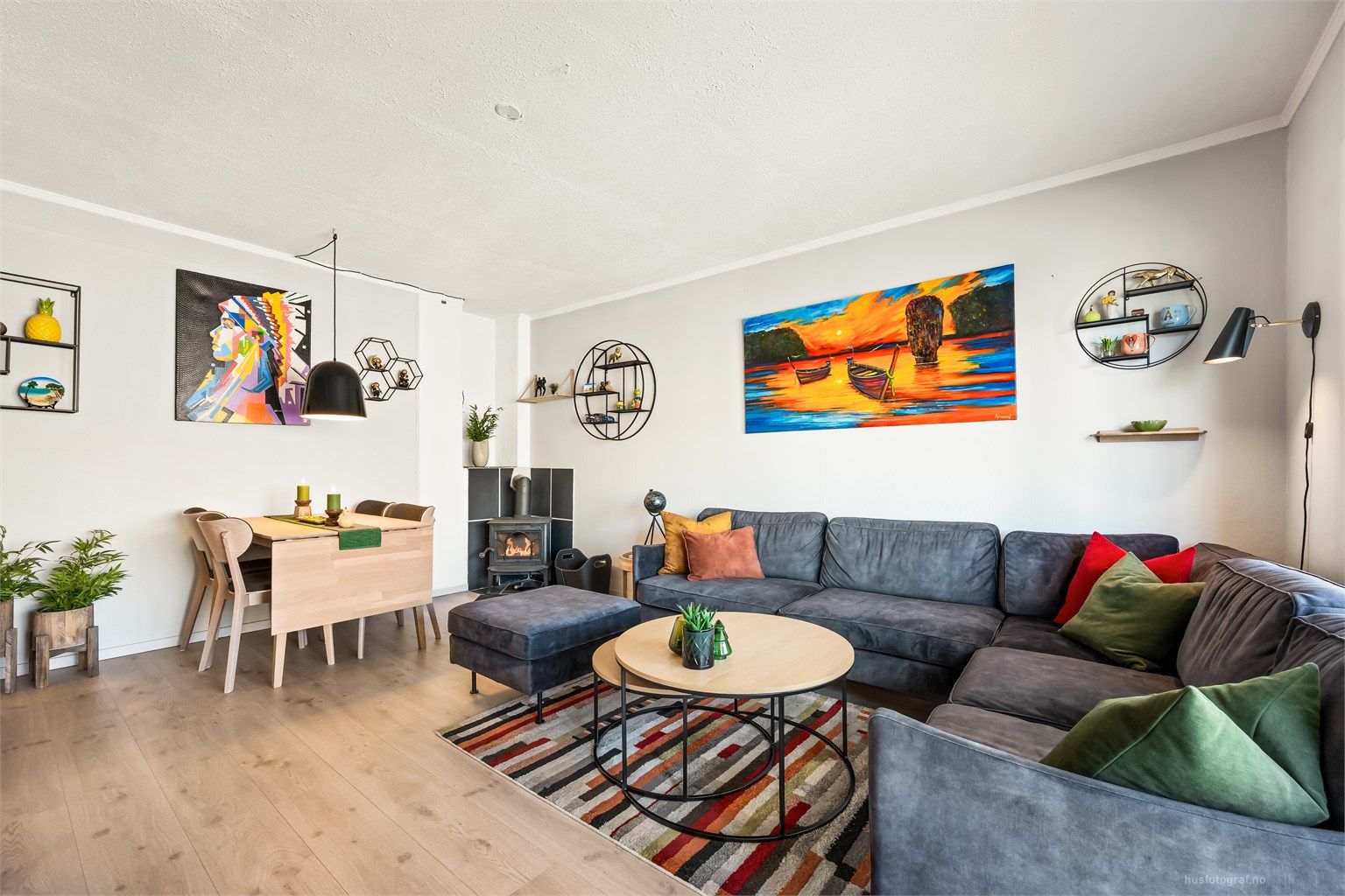 Leiligheten er gjennomgående