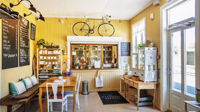 Stasjonskaféen på Kråkstad.