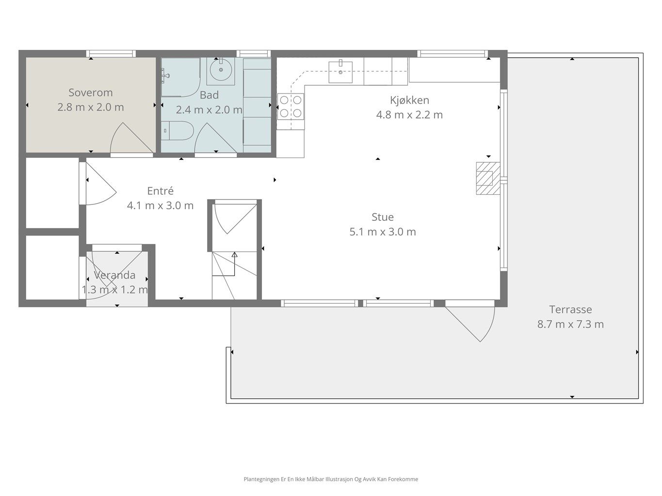 Plantegning 1.etasje 