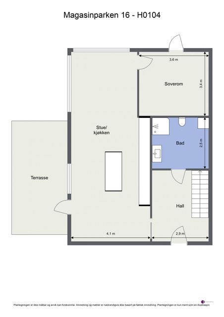 Plantegning 1.etasje.