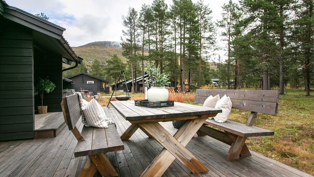 Markterrasse med utgang fra stue