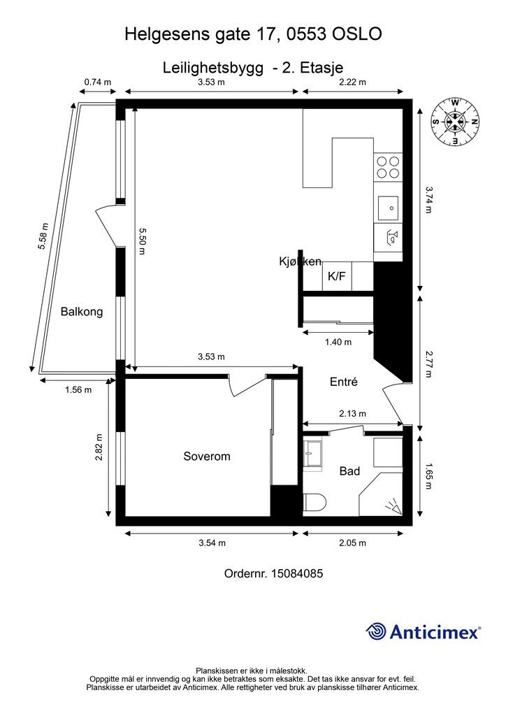 Plantegning 2.etasje.