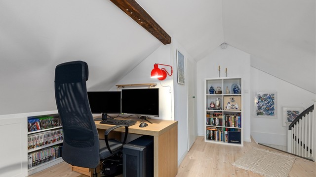 Egen kontorkrok på loftet