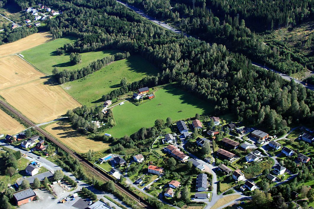 Helikopterbilde - Fra tidligere salg av eiendommen i 2009.