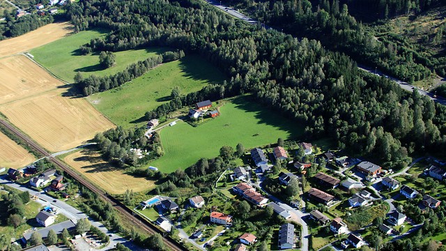 Helikopterbilde - Fra tidligere salg av eiendommen i 2009.