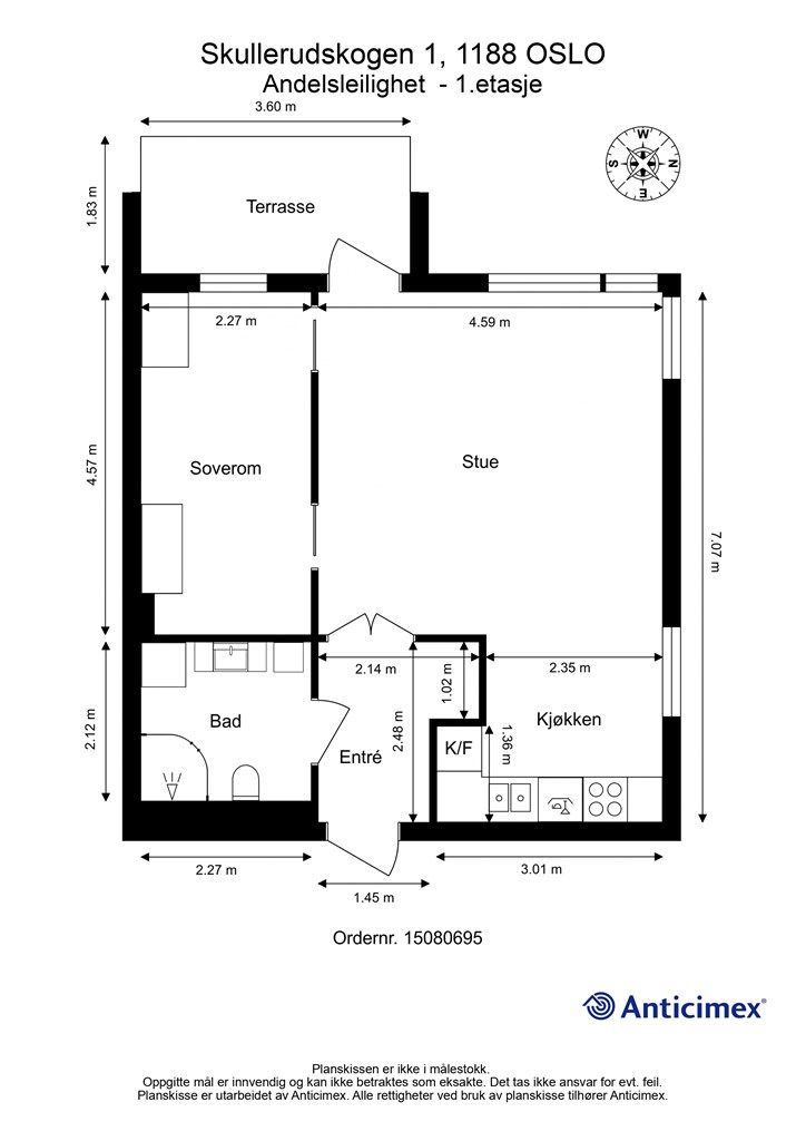 Plantegning - 1. etasje