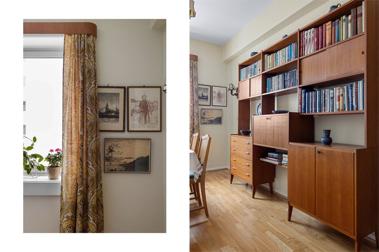 Bygget er fra 1951 og leiligheten tilhører et veldrevet sameie.