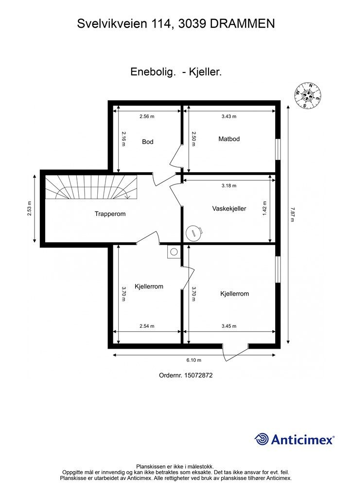 Plantegning - Kjeller