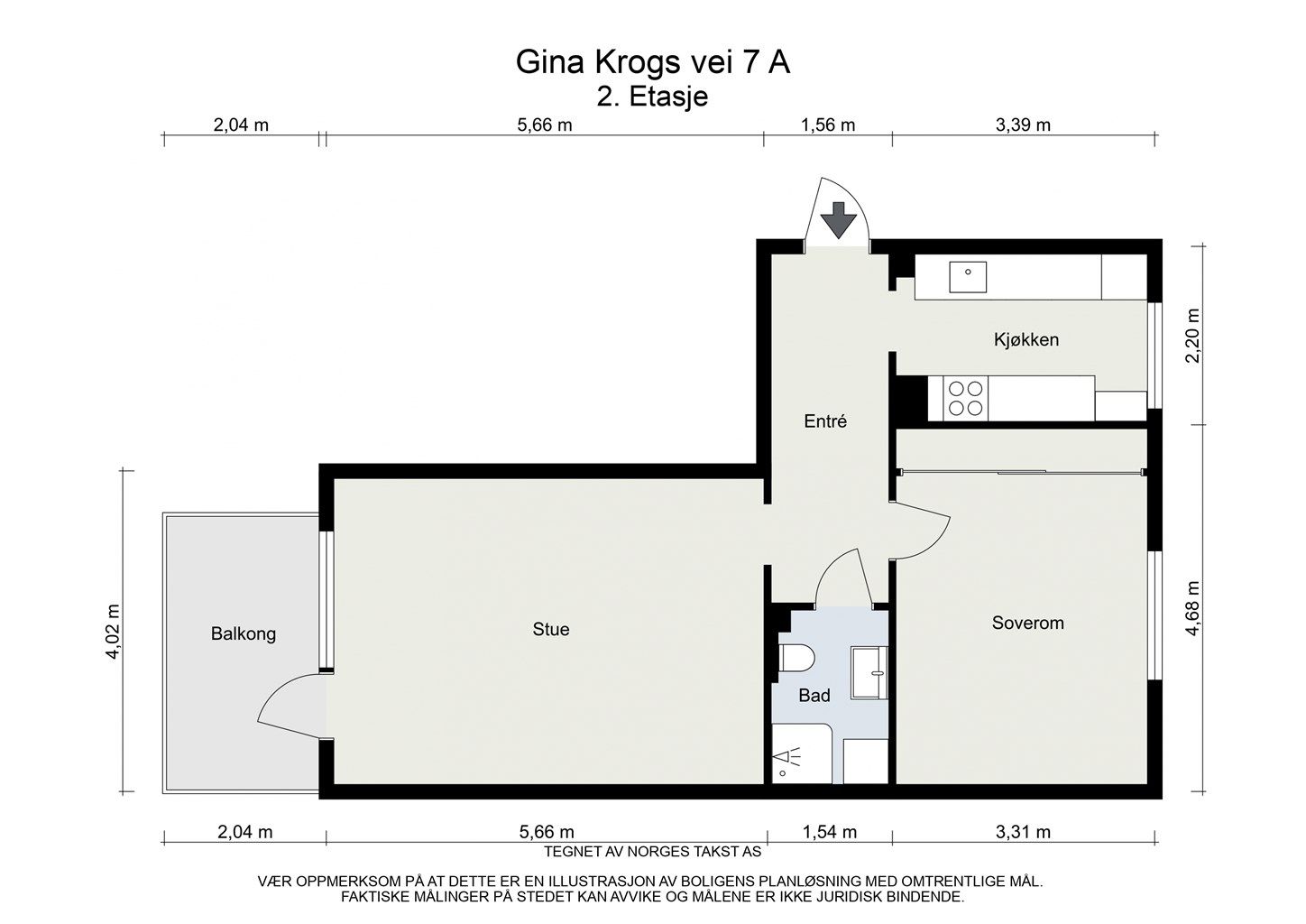 Floorplan letterhead - Gina Krogs vei 7 A - 2. Etasje - 2D Floor Plan.jpg