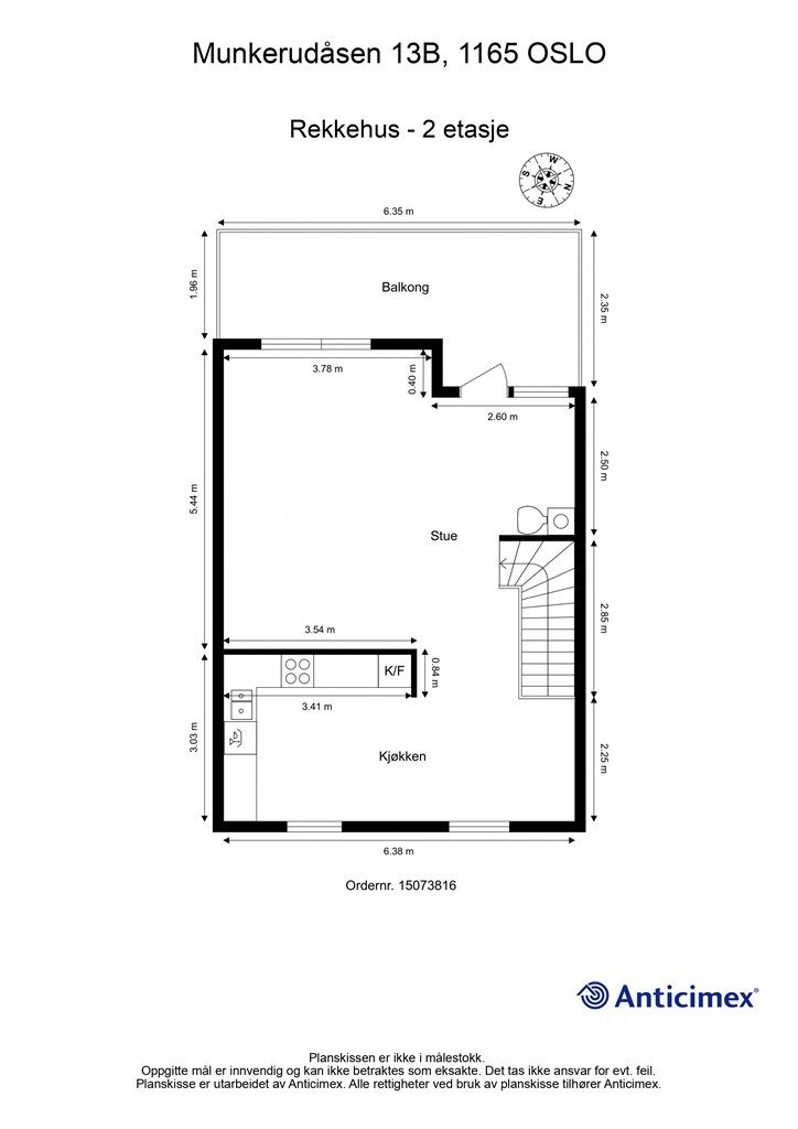 Plantegning 2. etasje