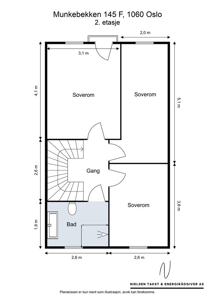 Plantegning 2. etasje