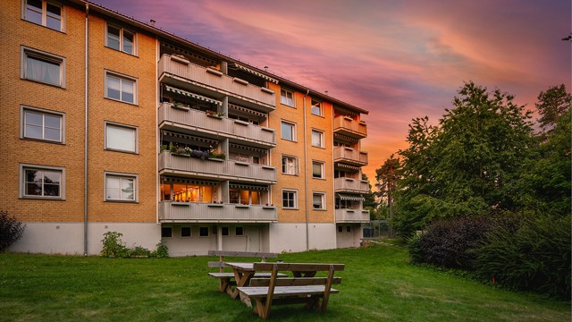Sameiet er godt drevet og har felles sykkelbod samt smørebod