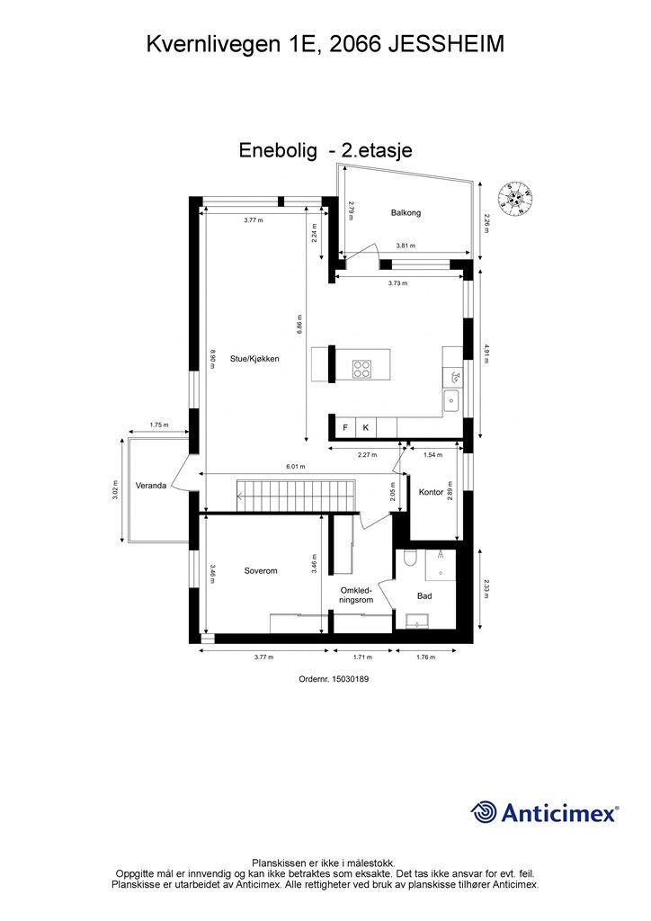 Plantegning 2. etasje