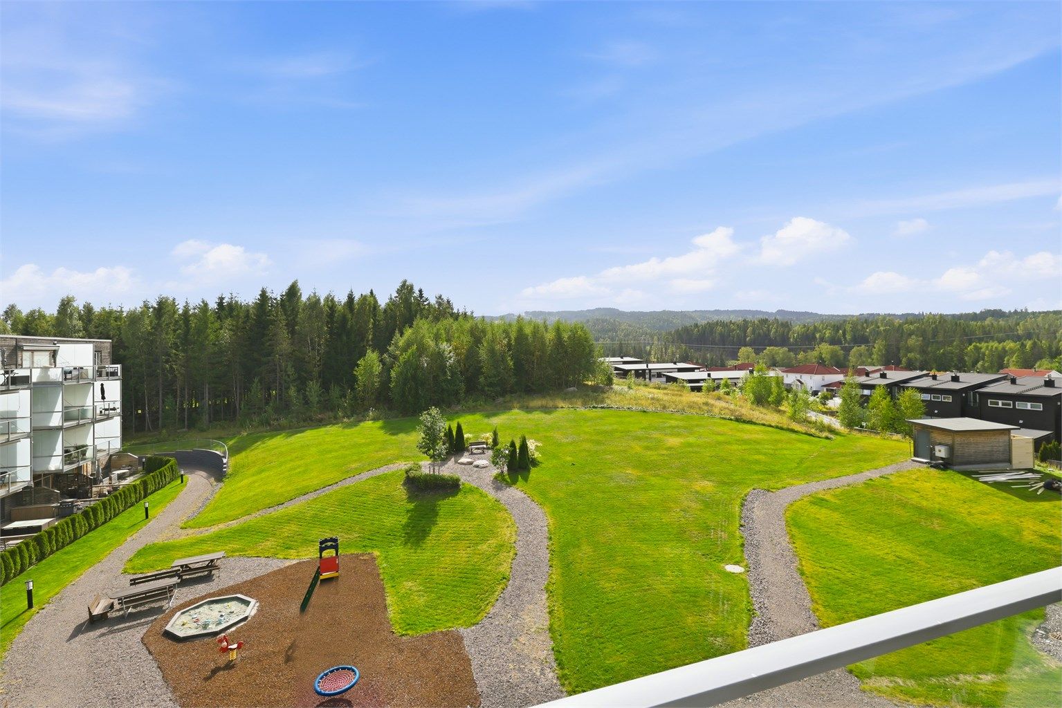 Utsikten fra balkongen
