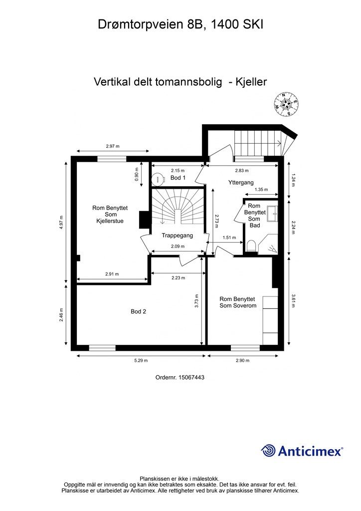 Plantegning - Kjeller