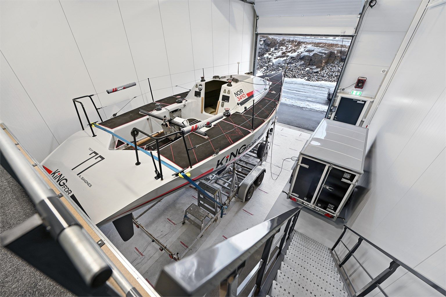 Seksjonen er isolert og har mange bruksmuligheter for så vel private som næringsdrivende.