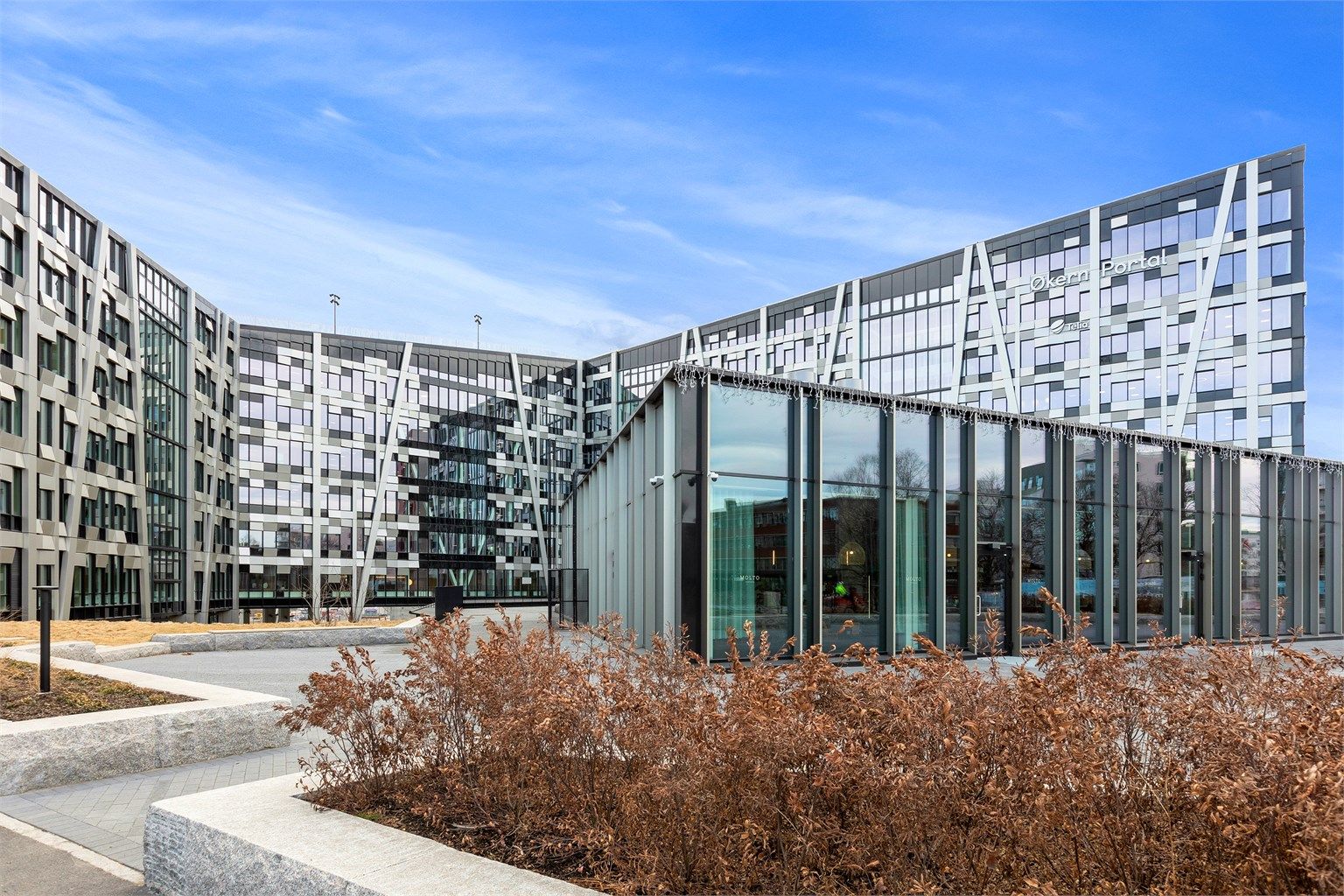 Økern Portal - hvor du finner Studio Jobbsprek samt et utvalg av spisesteder 